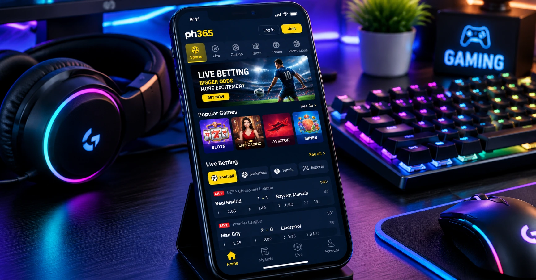 Explore the ph365 app: Your Ultimate Gaming Companion - image 1